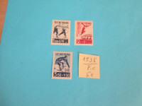 PRODAM KOMPL SERIJO ZNAMK-1938-ČISTO