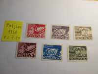 PRODAM KOMPL SERIJO ZNAMK POLJSKE-ČISTO MNH-1948-