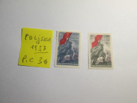 PRODAM KOMPL SERIJO ZNAMK POLJSKE-ČISTO MNH-1953-