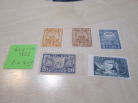PRODAM KOMPL SERIJO ZNAMK RUSIJE ČISTE-REZANE-1921-