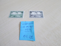 PRODAM SET ZNAMK LUXEMBURGA-ČISTE-LETALSKE-1933