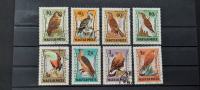 ptice roparice - Madžarska 1962 - Mi 1881/1888 - žigosane (Rafl01)