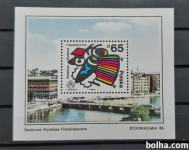 razstava znamk - Poljska 1986 - Mi B 100 - blok, čist (Rafl01)