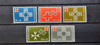 rdeči križ - Nizozemska 1967 - Mi 883/887 - serija, čiste (Rafl01)