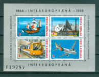 Romunija 1988 transport INTEREUROPA blok 240 MNH**