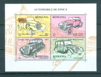 Romunija 1996 stari avtomobili blok 303 MNH**