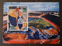 Romunija 2000, blok 315 šport - olimpijada Sydney