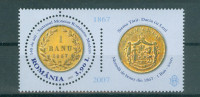 Romunija 2007 kovanec 1867 samostojna znamka MNH**