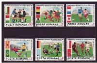 ROMUNIJA nogomet - SP 1986 nežigosane znamke