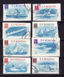 ROMUNIJA ŠPORT, LADJE, ČOLNI, JADRNICE, MI 2056/63  1962
