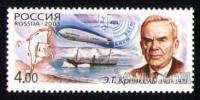 RUSIJA 2003 - Polarni raziskovalec, ladje, zepelin nežigosana znamka