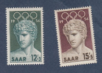 SAAR - olimpiijada 1952 - kompletna serija, čista