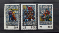 Sachesenhausen steklo - DDR 1968 -Mi 1346/1348 -serija, čiste (Rafl01)