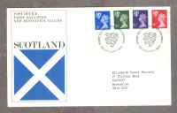 Škotska 1974 QEII. FDC (ovitek prvega dne)