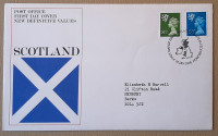 Škotska 1976 QEII. FDC (ovitek prvega dne) 14.01.1976