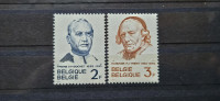 slavne osebnosti - Belgija 1962 - Mi 1274/1275 -serija, čiste (Rafl01)