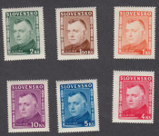 SLOVAŠKA 1944 - Jožef Tiso - kompletna serija, čista