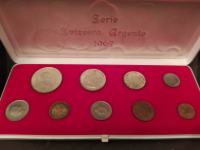 Darilni srebrniki Švica, 1967 Switzerland Mint 9 Coin Set