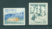 Švedska 1973 avtobus opera 2 sam. znamki MNH**