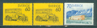 Švedska 1973 poštni avtobus serija MNH**