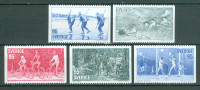 Švedska 1977 nacionalni športi serija MNH**