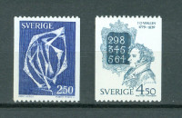 Švedska 1978 osebnosti pesnik Walin 2 sam. znamki MNH**