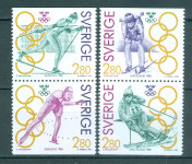 Švedska 1992 šport olimpijada II serija MNH**