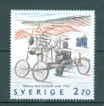 Švedska 1984 letalo iz leta 1900 sam. znamka MNH**