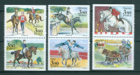 Švedska 1990 šport jahanje serija MNH**