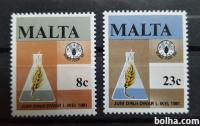 svetovni dan hrane - Malta 1981 - Mi 634/635 - serija, čiste (Rafl01)