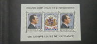 veliki vojvoda Jean - Luxembourg 1981 - Mi B 13 - blok, čist (Rafl01)