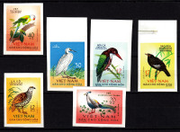 VIETNAM 1963 - ptice, nezobčane znamke