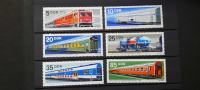 vlaki - DDR 1973 - Mi 1844/1849 - serija, čiste (Rafl01)