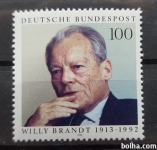 Willy Brandt - Nemčija 1993 - Mi 1706 - čista znamka (Rafl01)