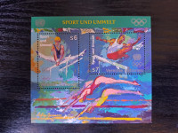 Združeni Narodi Dunaj 1996, blok 7 nežigosan šport olimpijada