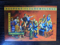 Združeni Narodi Dunaj 2000, blok 14 žigosan - begunci