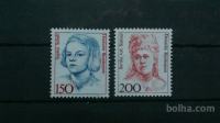 ženske - Nemčija 1991 - Mi 1497/1498 - serija, čiste (Rafl01)