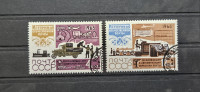 zgodovina pošte - Rusija 1965 -Mi 3134/3135 -serija, žigosane (Rafl01)
