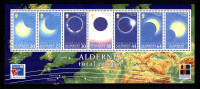 Znamke Alderney 1999 - blok 6 sončni mrk