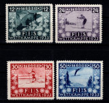 Znamke Avstrija 1933 - serija FIS tekme v Innsbrucku