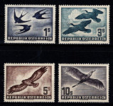 Znamke Avstrija 1953 - serija ptiči