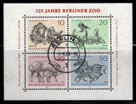 Znamke Berlin West 1969 - blok 125 let Zoo-ja v Berlinu