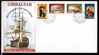 Znamke Gibraltar 1980 - FDC obletnica smrti Horatia Nelsona