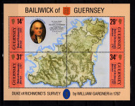 Znamke Guernsey 1987 - blok št. 4