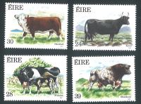 Znamke Irska 1987  - serija Irska goveda