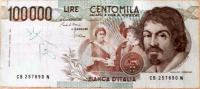 100000 lir 1983 VF Italija