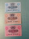 5, 10, 50 centesimi 1918