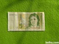 5 DEUTSCHE MARK 1.August 1991