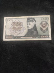 Avstrija 1000 šiling 1966