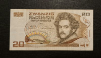 AVSTRIJA 20 SCHILLING 1986